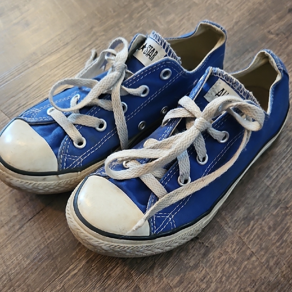 Kids Blue Converse Sneakers